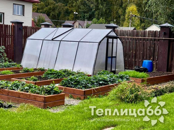 Теплица Мята под поликарбонат, ширина 3 метра (Калькулятор)