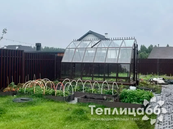 Теплица Рада Исеть под стекло, ширина 3,0 м. (калькулятор)